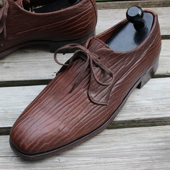 Dack's Brown “Baffin Seal” Leather Derby, Men's 10 Wide, Made in Canada, EUC - Picture 4 of 12